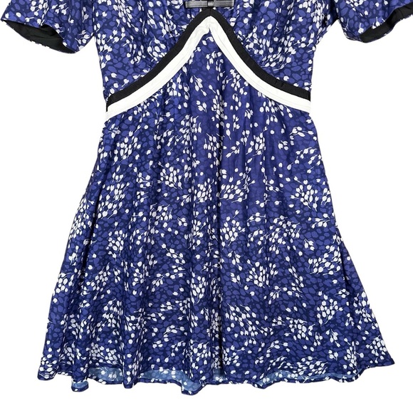 MIU MIU Silk Floral A-Line Dress - Picture 9 of 15